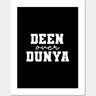 Islamic Deen Over Dunya Posters and Art